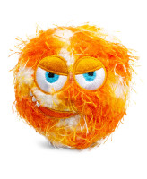 GiGwi Мяч теннисный Grazy Ball с пищалкой, оранжевый 7см