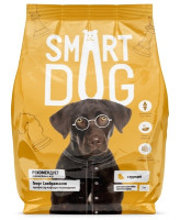 Smart Dog корм для взрослых собак крупных пород с курицей