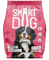 Smart Dog корм для взрослых собак крупных пород с ягненком