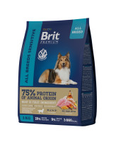 Brit Premium Sensitive Корм для собак с чувствительным пищеварением, ягненок с индейкой