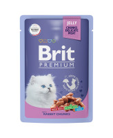 Brit Premium Пауч для котят кролик в желе 85г