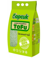 Барсик TOFU Зелёный Чай Наполнитель растительный комкующийся