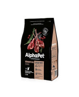AlphaPet Superpremium Сухой корм для кошек с чувствительным пищеварением с ягненком