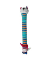 GiGwi Игрушка для собак Кот с пищалкой с хрустящей шеей 32см