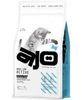 AJO Аctive корм низкозерновой для активных кошек с индейкой