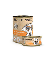 Best Dinner High Premium Holistic Крупные волокна в желе Натуральная индейка для собак и щенков