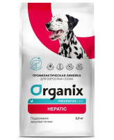 Organix Hepatic Корм для собак Поддержание здоровья печени