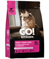 GO! KITCHEN SKIN + COAT CARE Корм для кошек и котят Курица с фруктами и овощами