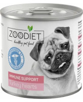 ZOODIET Immune Support консервы для собак поддержание иммунитета Сердечки индюшиные 240г