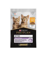 Pro Plan  консервы для котят, кусочки в желе курица 85г Kitten, пауч