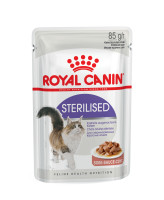 Royal Canin Sterilised консервы для стерилизованных кошек кусочки в соусе 85г