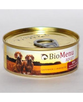 BioMenu консервы для собак Цыпленок с ананасом 100г