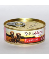 BioMenu консервы для собак Говядина 100г