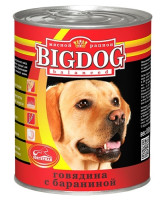 Зоогурман Big Dog консервы для собак 850г Говядина с бараниной