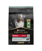 Pro Plan Medium Adult корм для собак средних пород с чувствительным пищеварением, ягненок/рис