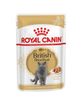 Royal Canin British Shorthair консервы для кошек Британская короткошерстная кусочки в соусе 85г