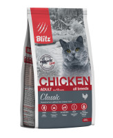 BLITZ Classic Корм для взрослых кошек с Курицей
