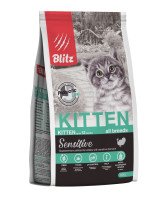 BLITZ Kitten Корм для котят с Индейкой