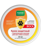 Пчелодар Крем защитный с прополисом и воском для лап собак и кошек 60мл