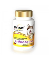 Unitabs ArthroActive Витамины для поддержания функции суставов и хрящей собак всех возрастов 100таб.