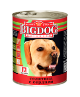 Зоогурман Big Dog консервы для собак 850г Телятина с кроликом