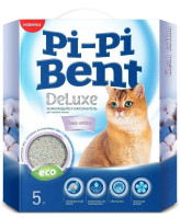 Pi-Pi-Bent DeLuxe Clean Cotton комкующийся наполнитель Чистый хлопок 5кг