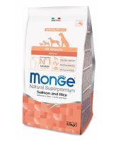 Monge Dog Speciality корм для собак всех пород Лосось, рис 12кг