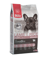 BLITZ Sensitive Lamb&Rice Puppy Корм для щенков всех пород с Ягненком и рисом