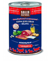 Solid Natura Holistic консервы для собак Говядина