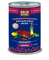 Solid Natura Holistic консервы для собак Конина