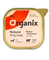 Organix Влажное лакомство для собак бычьи семенники в желе, цельные 300г