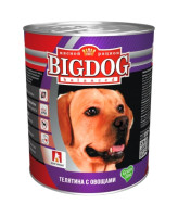 Зоогурман Big Dog консервы для собак 850г Телятина с овощами