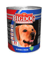 Зоогурман Big Dog консервы для собак 850г Ягненок с рисом