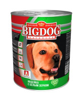 Зоогурман Big Dog консервы для собак 850г Индейка с белым зерном