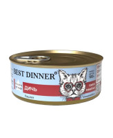 Best Dinner Exclusive Vet Profi Gastro Intestinal консервы для кошек с чувст. пищеварением Дичь 100г
