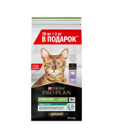 AКЦИЯ Pro Plan STERILISED корм для кастрированных кошек Индейка  10кг + 2кг В ПОДАРОК