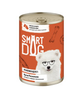 Smart Dog консервы для собак и щенков Мясное ассорти в нежном соусе